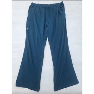 Womens HH Works By Healing Hands Scrub Pants Blue Size 1X XL Medical Nurse Work